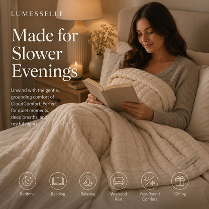 Lumesselle®CloudComfort Weighted Blanket