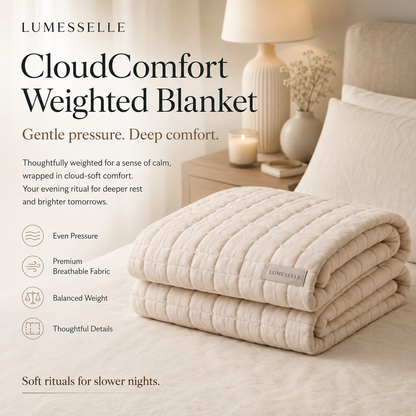 Lumesselle®CloudComfort Weighted Blanket