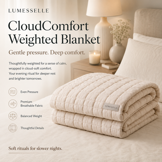 Lumesselle®CloudComfort Weighted Blanket