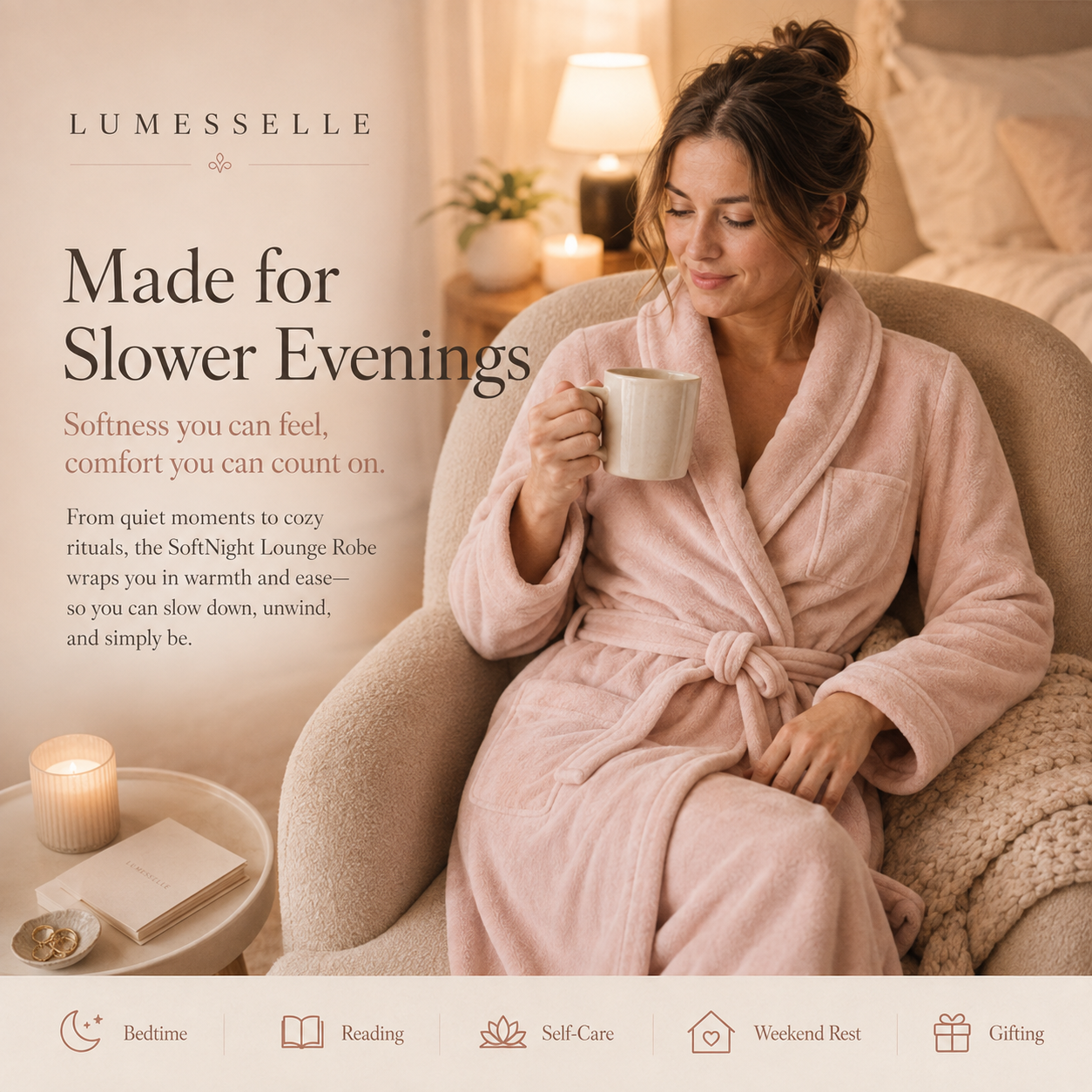 Lumesselle®SoftNight Lounge Robe