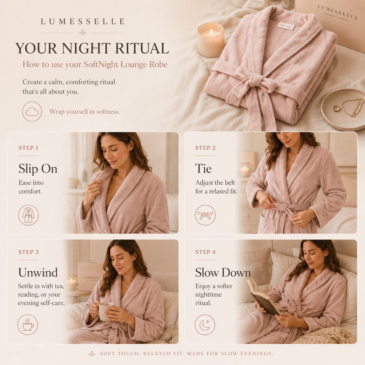 Lumesselle®SoftNight Lounge Robe