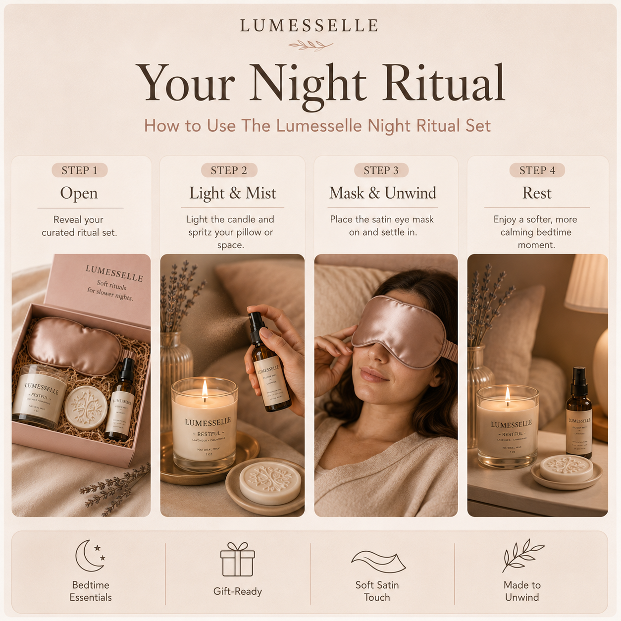 Lumesselle®The Lumesselle Night Ritual Set