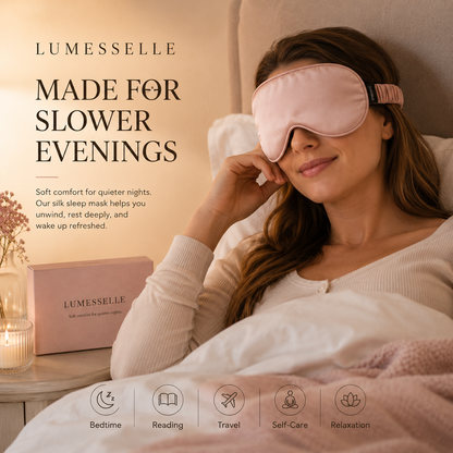 Lumesselle®CloudSoft Silk Sleep Mask