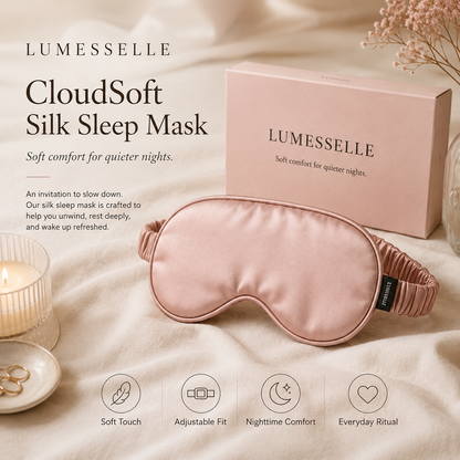 Lumesselle®CloudSoft Silk Sleep Mask