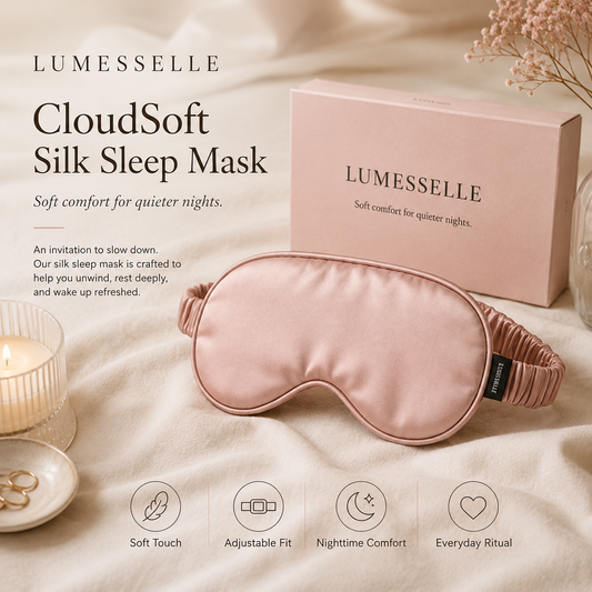 Lumesselle®CloudSoft Silk Sleep Mask