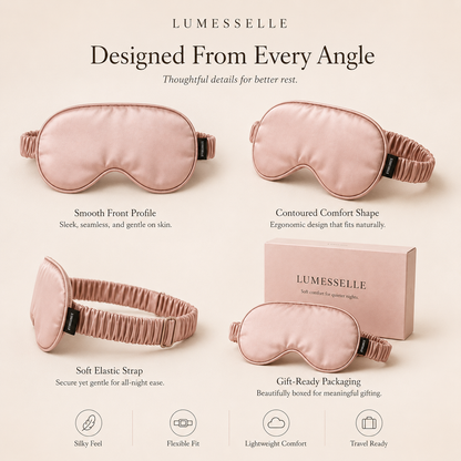 Lumesselle®CloudSoft Silk Sleep Mask
