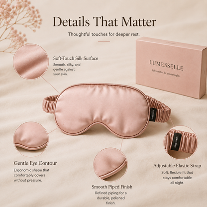 Lumesselle®CloudSoft Silk Sleep Mask