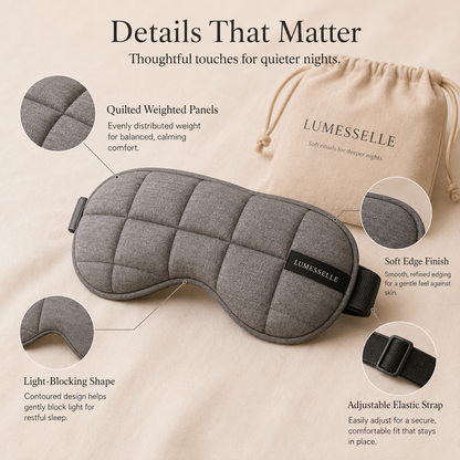 Lumesselle®DreamWeight Weighted Eye Mask