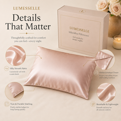 Lumesselle®SilkenRest Pillowcase