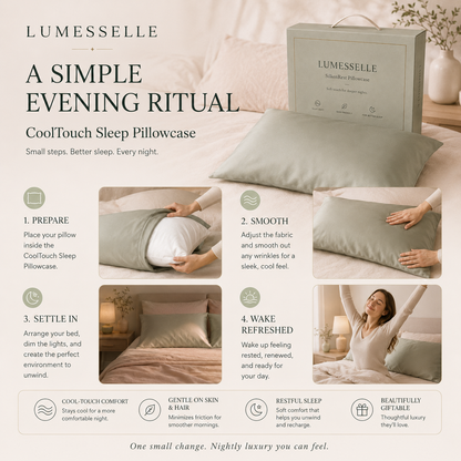 Lumesselle®CoolTouch Sleep Pillowcase