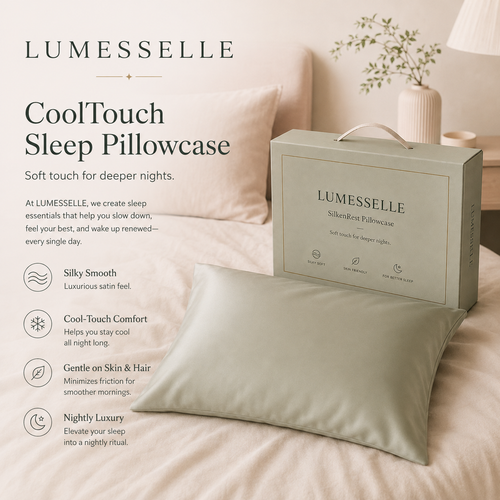 Lumesselle®CoolTouch Sleep Pillowcase