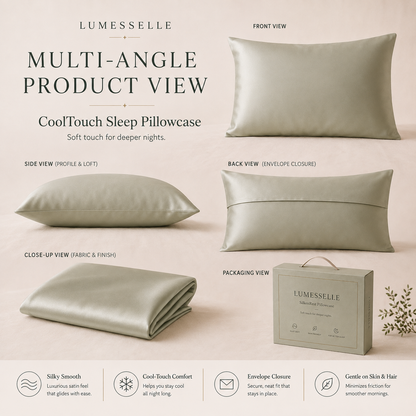 Lumesselle®CoolTouch Sleep Pillowcase