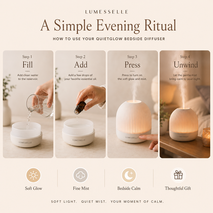 Lumesselle®QuietGlow Bedside Diffuser