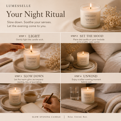 Lumesselle®Slow Evening Candle
