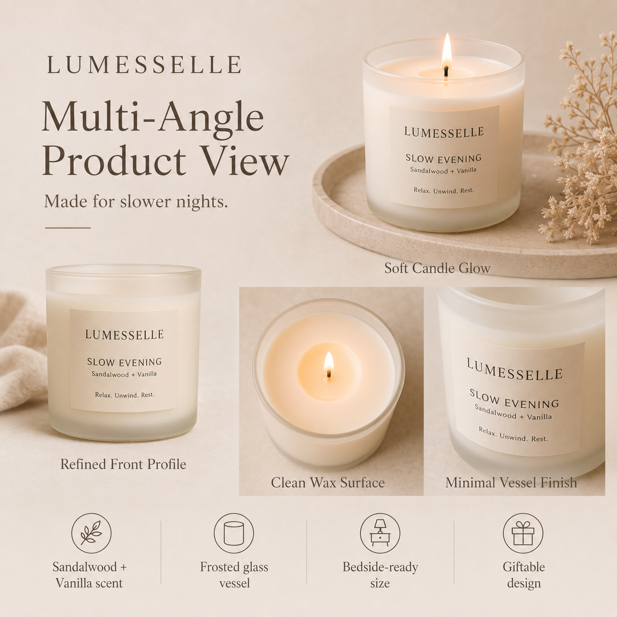 Lumesselle®Slow Evening Candle