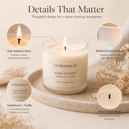 Lumesselle®Slow Evening Candle