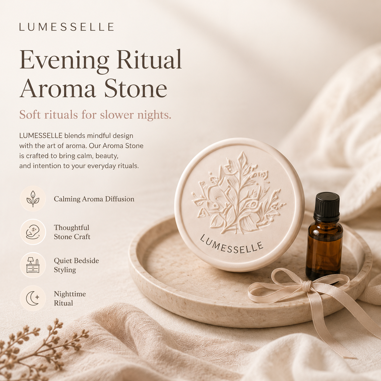 Lumesselle®Evening Ritual Aroma Stone