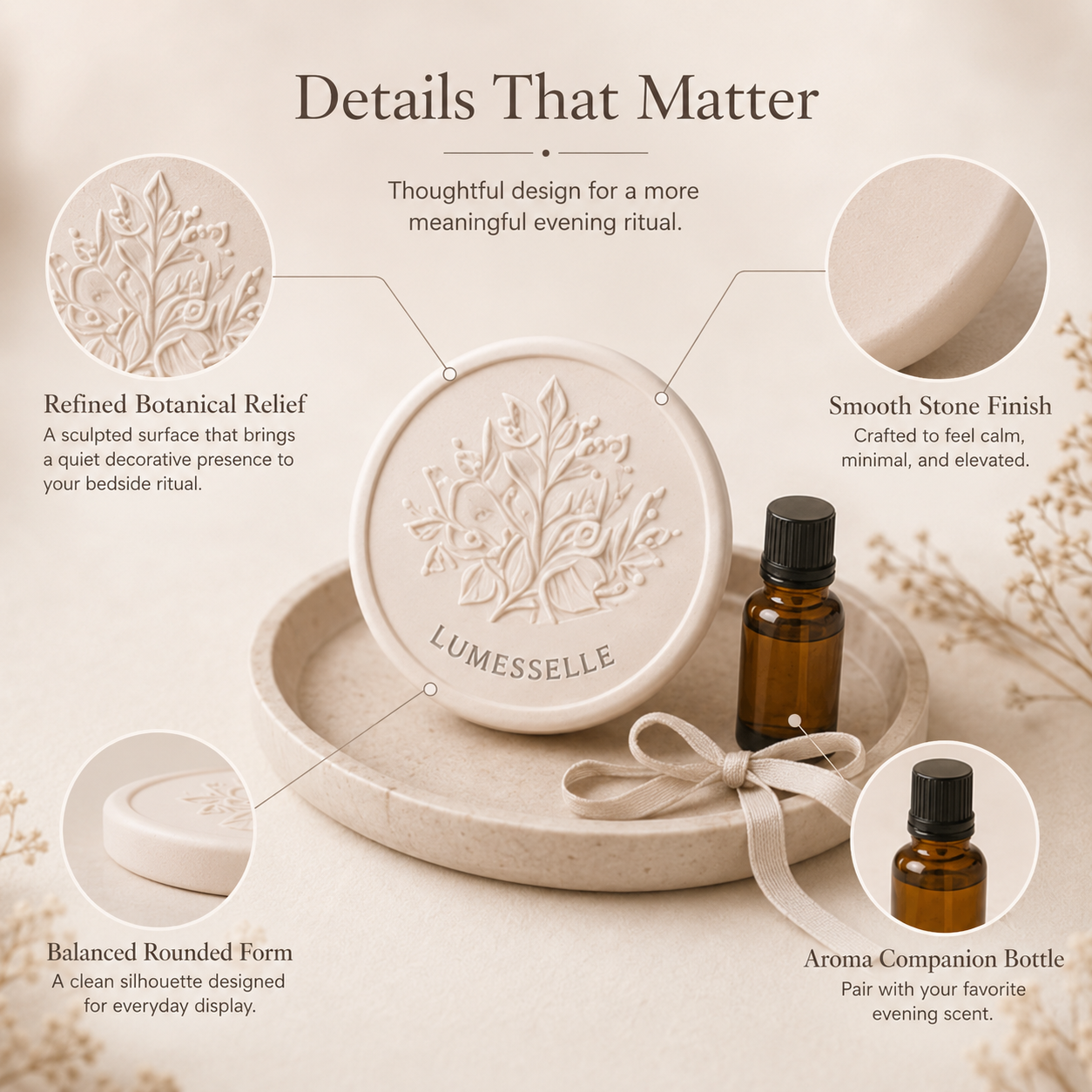Lumesselle®Evening Ritual Aroma Stone