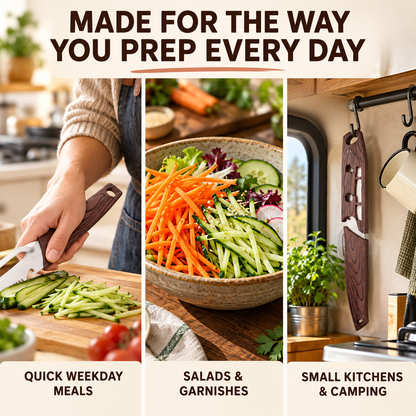 3-in-1 Fruit & Veggie Peeler with Bottle Opener Sharp Stainless Steel Ergonomic Non-Slip Grip for Effortless Peeling